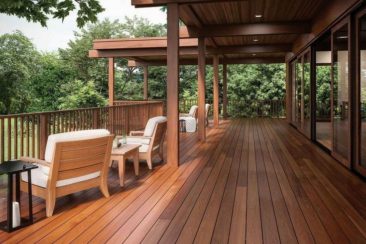 Covered timber pergola and hardwood deck with lounge seating overlooking greenery, built by GP FloraL